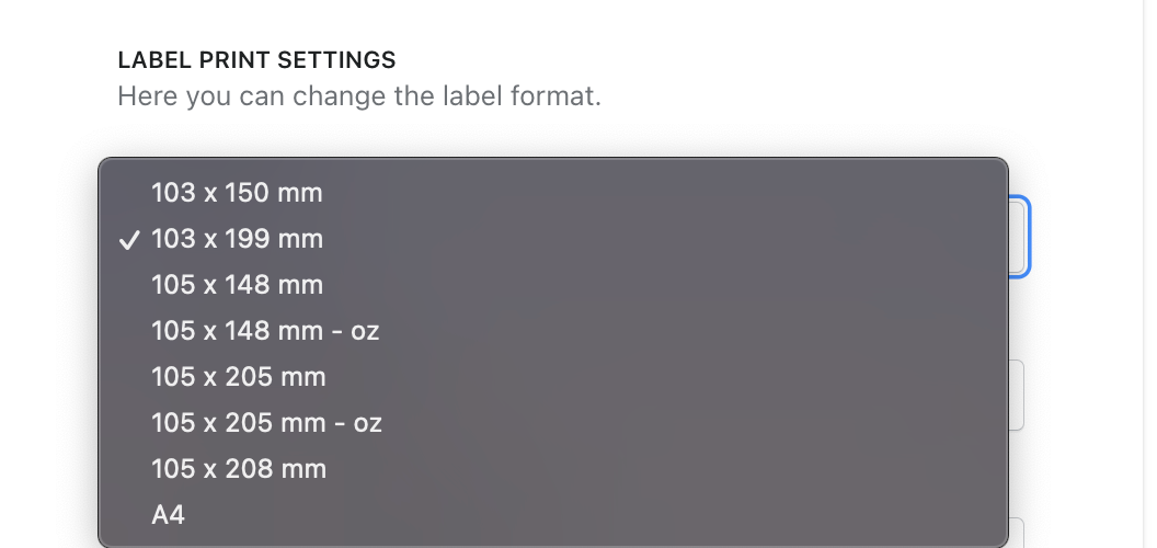 Print settings 2