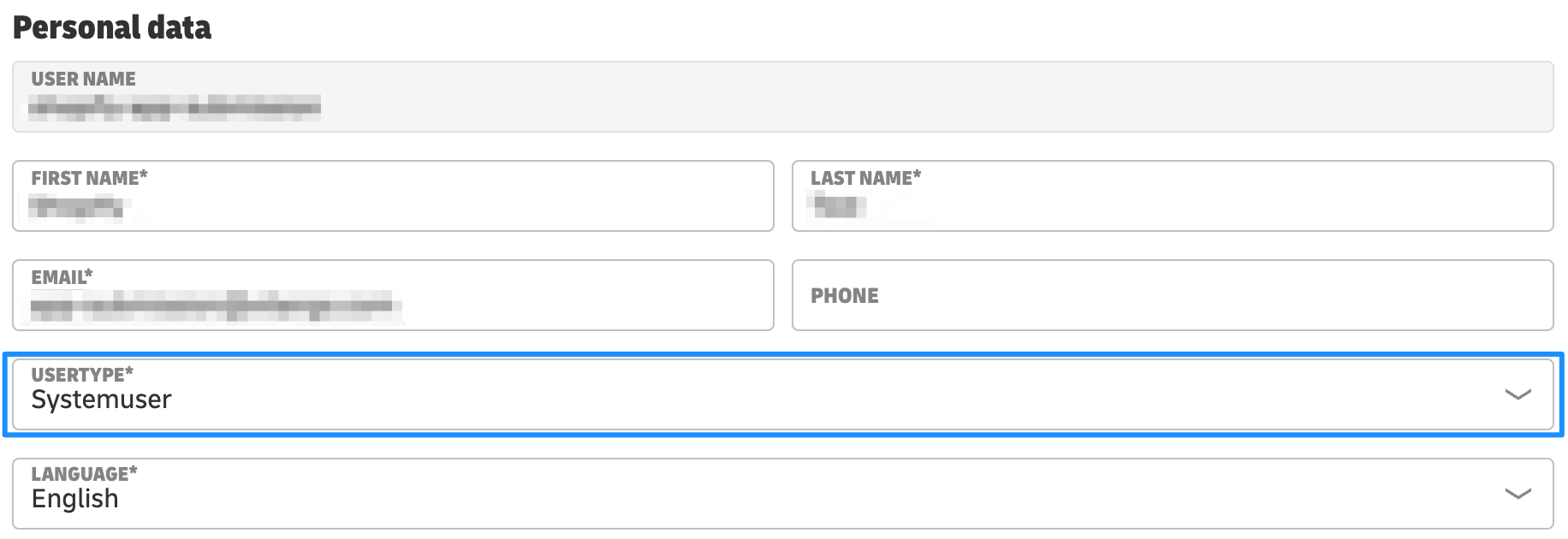Create system user package 4